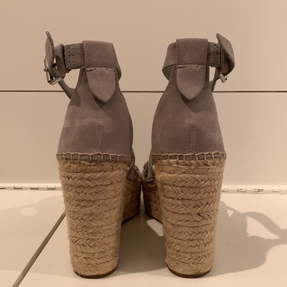 Dolce Vita Grey Espadrille Heel - Picture 6 of 10